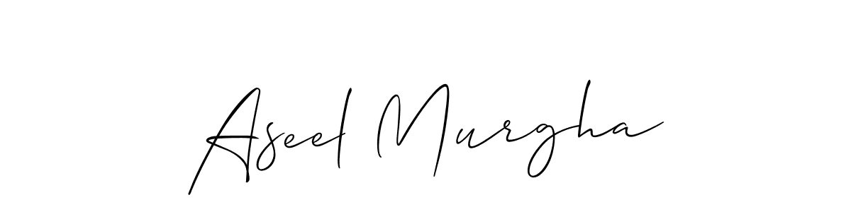 Once you've used our free online signature maker to create your best signature Allison_Script style, it's time to enjoy all of the benefits that Aseel Murgha name signing documents. Aseel Murgha signature style 2 images and pictures png
