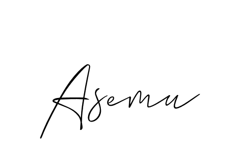 Asemu stylish signature style. Best Handwritten Sign (Allison_Script) for my name. Handwritten Signature Collection Ideas for my name Asemu. Asemu signature style 2 images and pictures png