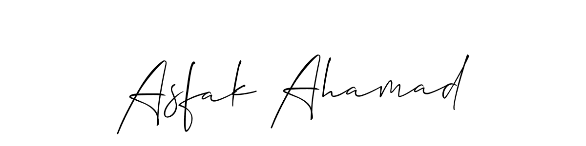 How to Draw Asfak Ahamad signature style? Allison_Script is a latest design signature styles for name Asfak Ahamad. Asfak Ahamad signature style 2 images and pictures png