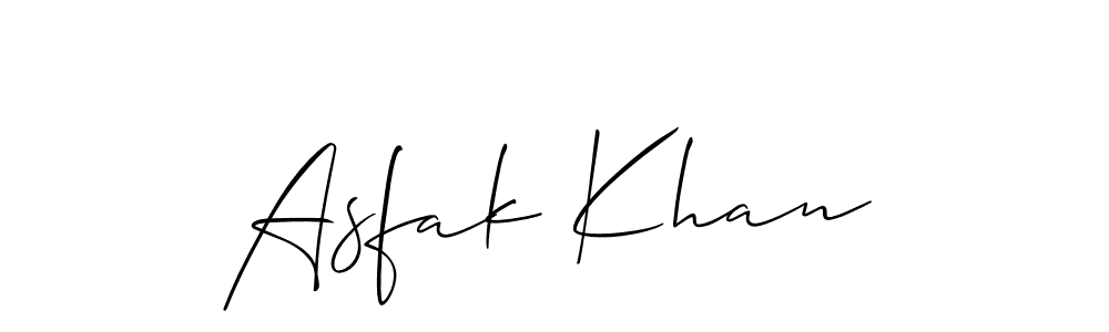 The best way (Allison_Script) to make a short signature is to pick only two or three words in your name. The name Asfak Khan include a total of six letters. For converting this name. Asfak Khan signature style 2 images and pictures png