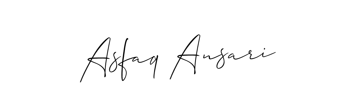 It looks lik you need a new signature style for name Asfaq Ansari. Design unique handwritten (Allison_Script) signature with our free signature maker in just a few clicks. Asfaq Ansari signature style 2 images and pictures png