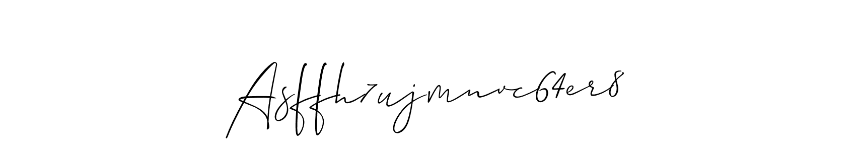 Once you've used our free online signature maker to create your best signature Allison_Script style, it's time to enjoy all of the benefits that Asffh7ujmnvc64er8 name signing documents. Asffh7ujmnvc64er8 signature style 2 images and pictures png