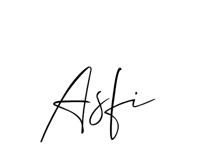 Make a beautiful signature design for name Asfi. Use this online signature maker to create a handwritten signature for free. Asfi signature style 2 images and pictures png