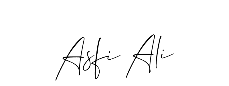 How to make Asfi Ali signature? Allison_Script is a professional autograph style. Create handwritten signature for Asfi Ali name. Asfi Ali signature style 2 images and pictures png