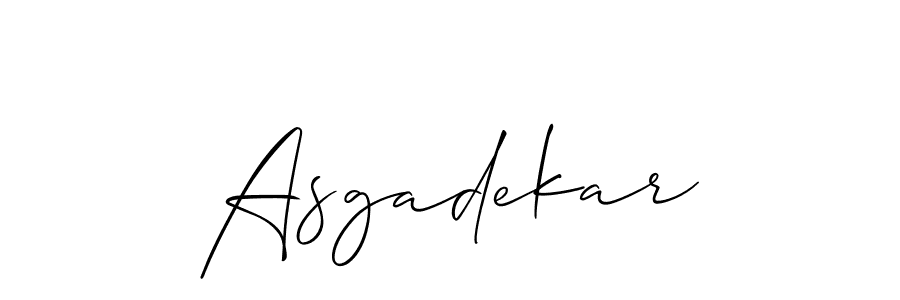 Once you've used our free online signature maker to create your best signature Allison_Script style, it's time to enjoy all of the benefits that Asgadekar name signing documents. Asgadekar signature style 2 images and pictures png