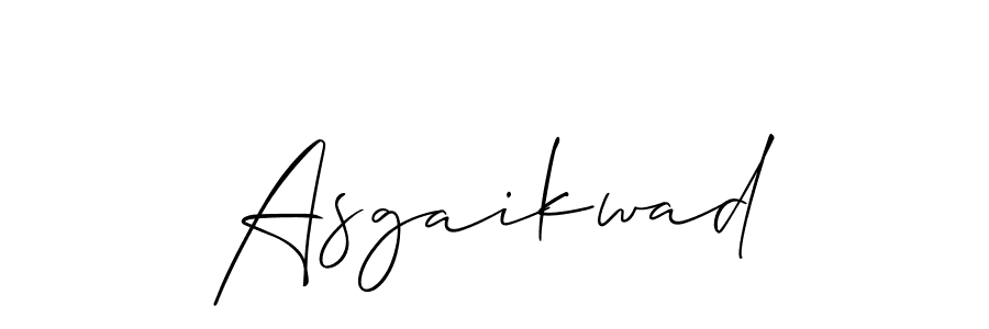You should practise on your own different ways (Allison_Script) to write your name (Asgaikwad) in signature. don't let someone else do it for you. Asgaikwad signature style 2 images and pictures png