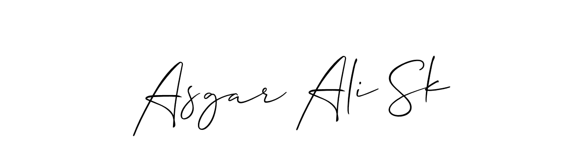 Here are the top 10 professional signature styles for the name Asgar Ali Sk. These are the best autograph styles you can use for your name. Asgar Ali Sk signature style 2 images and pictures png