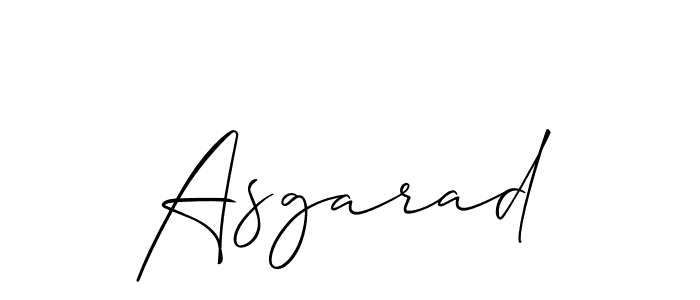 Also You can easily find your signature by using the search form. We will create Asgarad name handwritten signature images for you free of cost using Allison_Script sign style. Asgarad signature style 2 images and pictures png