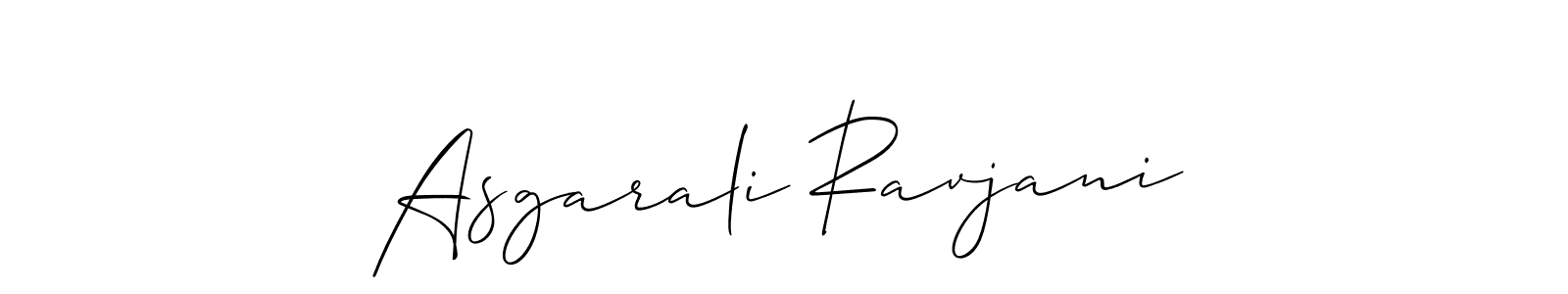 Asgarali Ravjani stylish signature style. Best Handwritten Sign (Allison_Script) for my name. Handwritten Signature Collection Ideas for my name Asgarali Ravjani. Asgarali Ravjani signature style 2 images and pictures png