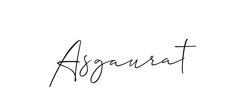 Create a beautiful signature design for name Asgaurat. With this signature (Allison_Script) fonts, you can make a handwritten signature for free. Asgaurat signature style 2 images and pictures png