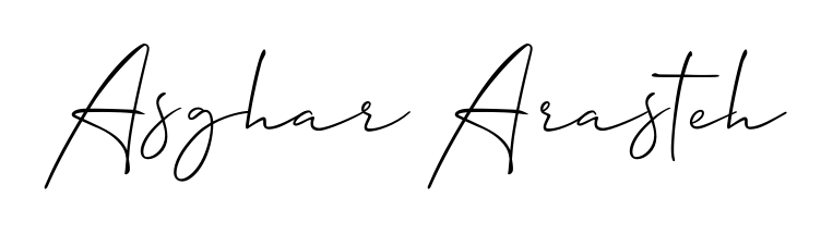 Designed for modern professionals: Asghar Arasteh name signature crafted with Allison_Script script. Ready for digital PDF workflows. Asghar Arasteh signature style 2 images and pictures png