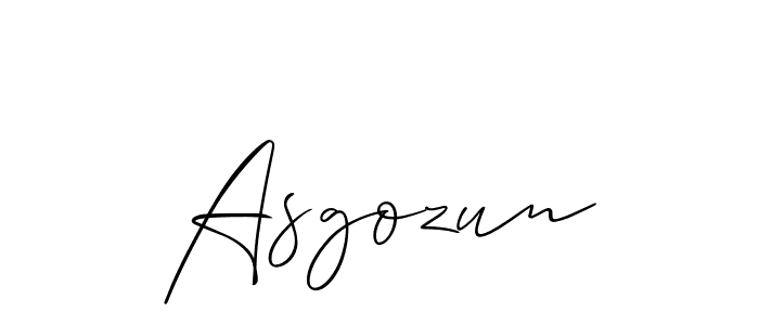 Make a beautiful signature design for name Asgozun. Use this online signature maker to create a handwritten signature for free. Asgozun signature style 2 images and pictures png
