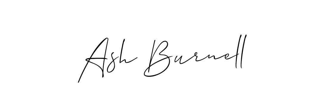 Make a beautiful signature design for name Ash Burnell. Use this online signature maker to create a handwritten signature for free. Ash Burnell signature style 2 images and pictures png