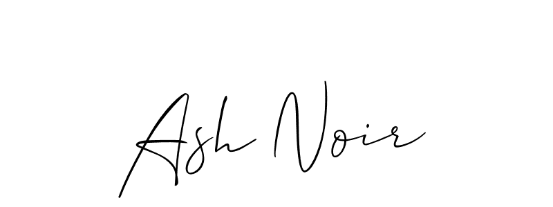 Ash Noir stylish signature style. Best Handwritten Sign (Allison_Script) for my name. Handwritten Signature Collection Ideas for my name Ash Noir. Ash Noir signature style 2 images and pictures png