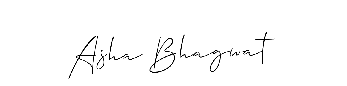 This is the best signature style for the Asha Bhagwat name. Also you like these signature font (Allison_Script). Mix name signature. Asha Bhagwat signature style 2 images and pictures png