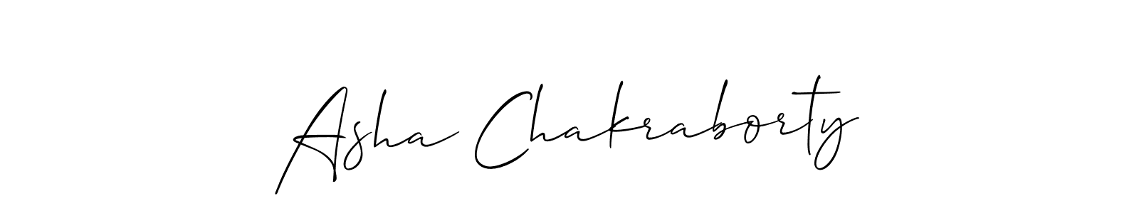 Make a beautiful signature design for name Asha Chakraborty. Use this online signature maker to create a handwritten signature for free. Asha Chakraborty signature style 2 images and pictures png