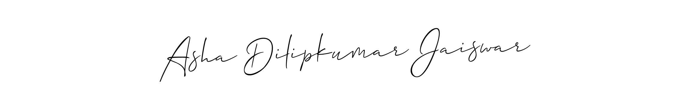 Once you've used our free online signature maker to create your best signature Allison_Script style, it's time to enjoy all of the benefits that Asha Dilipkumar Jaiswar name signing documents. Asha Dilipkumar Jaiswar signature style 2 images and pictures png