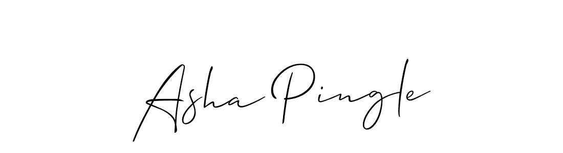 Check out images of Autograph of Asha Pingle name. Actor Asha Pingle Signature Style. Allison_Script is a professional sign style online. Asha Pingle signature style 2 images and pictures png