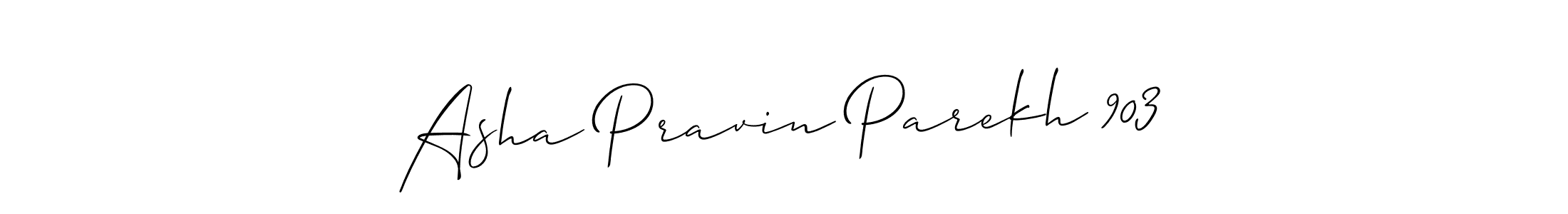 Once you've used our free online signature maker to create your best signature Allison_Script style, it's time to enjoy all of the benefits that Asha Pravin Parekh 903 name signing documents. Asha Pravin Parekh 903 signature style 2 images and pictures png