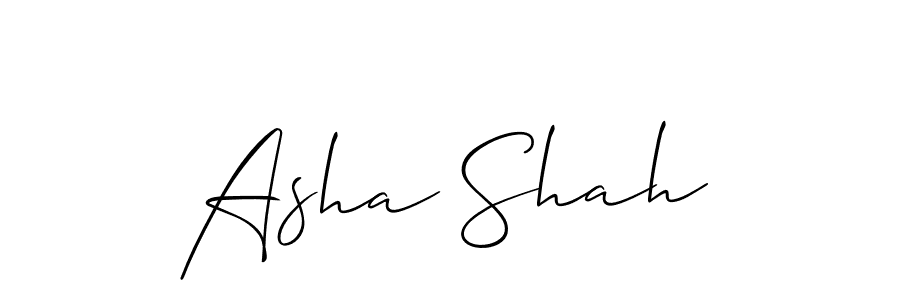 Once you've used our free online signature maker to create your best signature Allison_Script style, it's time to enjoy all of the benefits that Asha Shah name signing documents. Asha Shah signature style 2 images and pictures png