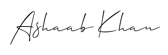 A dynamic signature style for Ashaab Khan using Allison_Script script. Designed to look authentic, handwritten, and professional. Ashaab Khan signature style 2 images and pictures png