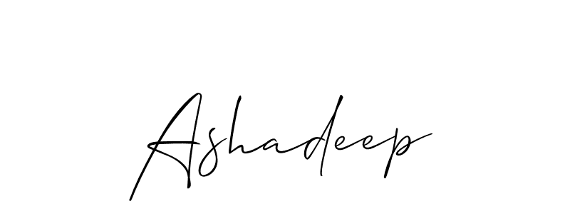 The best way (Allison_Script) to make a short signature is to pick only two or three words in your name. The name Ashadeep include a total of six letters. For converting this name. Ashadeep signature style 2 images and pictures png