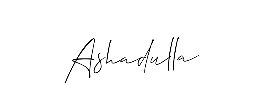 How to make Ashadulla name signature. Use Allison_Script style for creating short signs online. This is the latest handwritten sign. Ashadulla signature style 2 images and pictures png