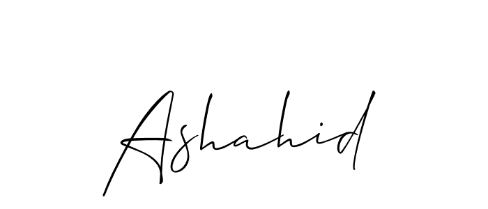 Also You can easily find your signature by using the search form. We will create Ashahid name handwritten signature images for you free of cost using Allison_Script sign style. Ashahid signature style 2 images and pictures png