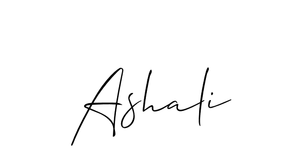 It looks lik you need a new signature style for name Ashali. Design unique handwritten (Allison_Script) signature with our free signature maker in just a few clicks. Ashali signature style 2 images and pictures png