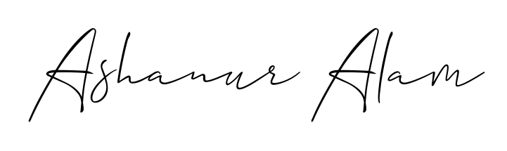 An effortless, minimalist signature concept for Ashanur Alam using Allison_Script design. Clean lines that look great on any document. Ashanur Alam signature style 2 images and pictures png