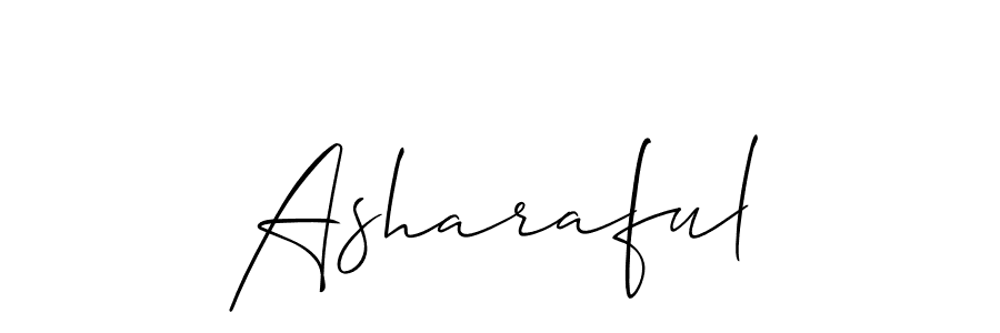 Make a beautiful signature design for name Asharaful. Use this online signature maker to create a handwritten signature for free. Asharaful signature style 2 images and pictures png