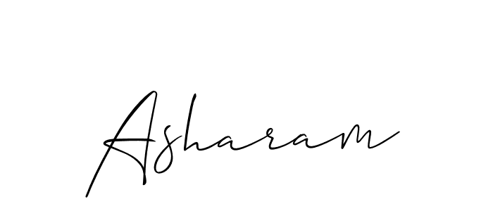 Make a short Asharam signature style. Manage your documents anywhere anytime using Allison_Script. Create and add eSignatures, submit forms, share and send files easily. Asharam signature style 2 images and pictures png