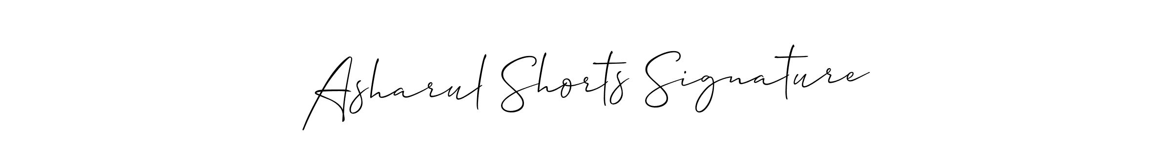 Make a beautiful signature design for name Asharul Shorts Signature. Use this online signature maker to create a handwritten signature for free. Asharul Shorts Signature signature style 2 images and pictures png