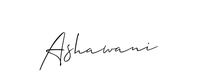 How to make Ashawani signature? Allison_Script is a professional autograph style. Create handwritten signature for Ashawani name. Ashawani signature style 2 images and pictures png