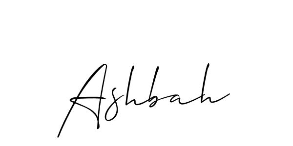 You should practise on your own different ways (Allison_Script) to write your name (Ashbah) in signature. don't let someone else do it for you. Ashbah signature style 2 images and pictures png