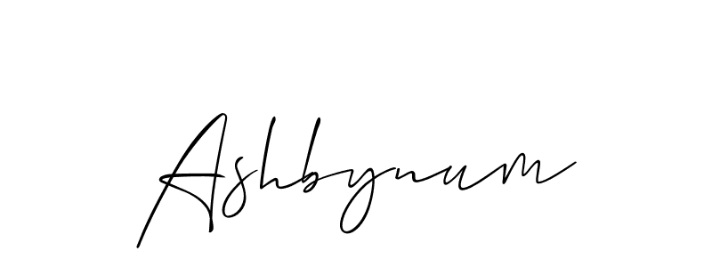 How to make Ashbynum name signature. Use Allison_Script style for creating short signs online. This is the latest handwritten sign. Ashbynum signature style 2 images and pictures png