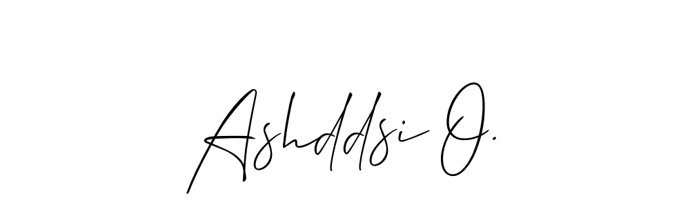 Once you've used our free online signature maker to create your best signature Allison_Script style, it's time to enjoy all of the benefits that Ashddsi O. name signing documents. Ashddsi O. signature style 2 images and pictures png