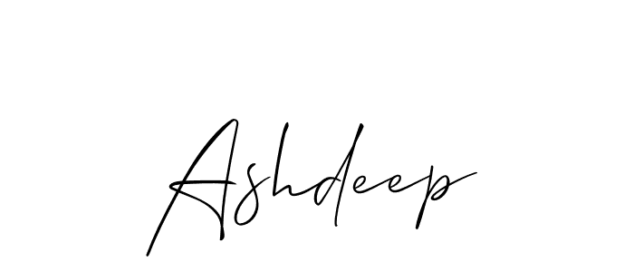 Make a short Ashdeep signature style. Manage your documents anywhere anytime using Allison_Script. Create and add eSignatures, submit forms, share and send files easily. Ashdeep signature style 2 images and pictures png