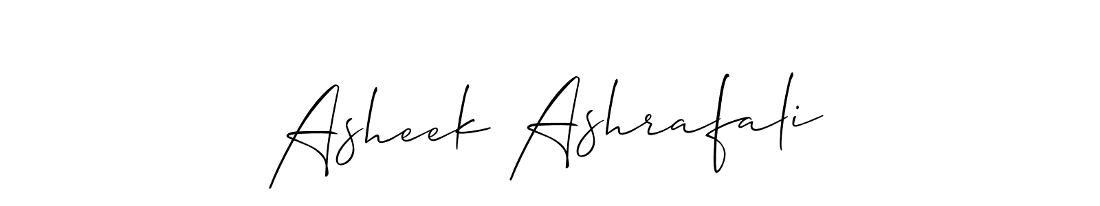 How to Draw Asheek Ashrafali signature style? Allison_Script is a latest design signature styles for name Asheek Ashrafali. Asheek Ashrafali signature style 2 images and pictures png