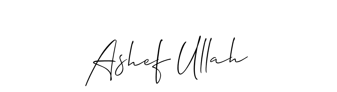 Similarly Allison_Script is the best handwritten signature design. Signature creator online .You can use it as an online autograph creator for name Ashef Ullah. Ashef Ullah signature style 2 images and pictures png