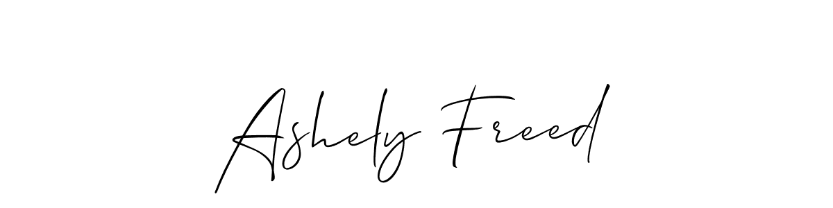 The best way (Allison_Script) to make a short signature is to pick only two or three words in your name. The name Ashely Freed include a total of six letters. For converting this name. Ashely Freed signature style 2 images and pictures png