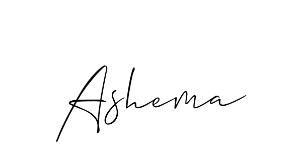 Make a short Ashema signature style. Manage your documents anywhere anytime using Allison_Script. Create and add eSignatures, submit forms, share and send files easily. Ashema signature style 2 images and pictures png