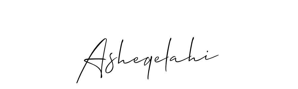 Make a short Asheqelahi signature style. Manage your documents anywhere anytime using Allison_Script. Create and add eSignatures, submit forms, share and send files easily. Asheqelahi signature style 2 images and pictures png