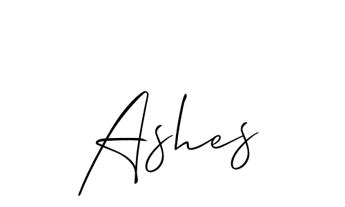 You should practise on your own different ways (Allison_Script) to write your name (Ashes) in signature. don't let someone else do it for you. Ashes signature style 2 images and pictures png