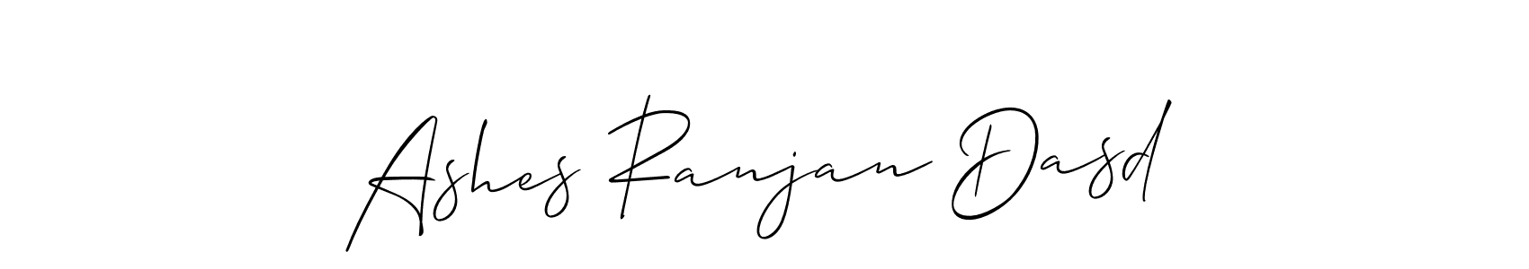 Make a beautiful signature design for name Ashes Ranjan Dasd. With this signature (Allison_Script) style, you can create a handwritten signature for free. Ashes Ranjan Dasd signature style 2 images and pictures png