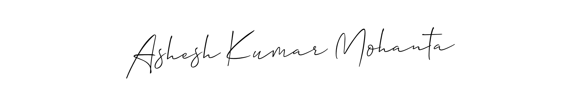 It looks lik you need a new signature style for name Ashesh Kumar Mohanta. Design unique handwritten (Allison_Script) signature with our free signature maker in just a few clicks. Ashesh Kumar Mohanta signature style 2 images and pictures png