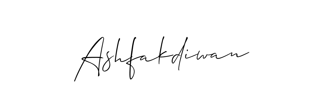 Allison_Script is a professional signature style that is perfect for those who want to add a touch of class to their signature. It is also a great choice for those who want to make their signature more unique. Get Ashfakdiwan name to fancy signature for free. Ashfakdiwan signature style 2 images and pictures png