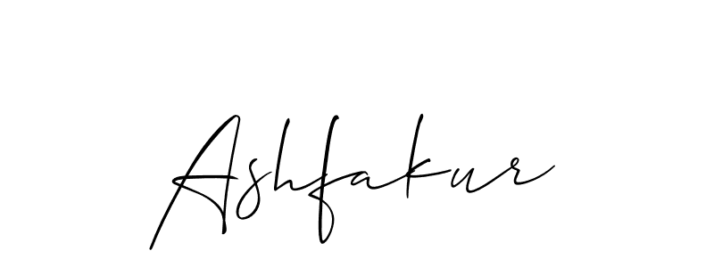 Make a beautiful signature design for name Ashfakur. With this signature (Allison_Script) style, you can create a handwritten signature for free. Ashfakur signature style 2 images and pictures png