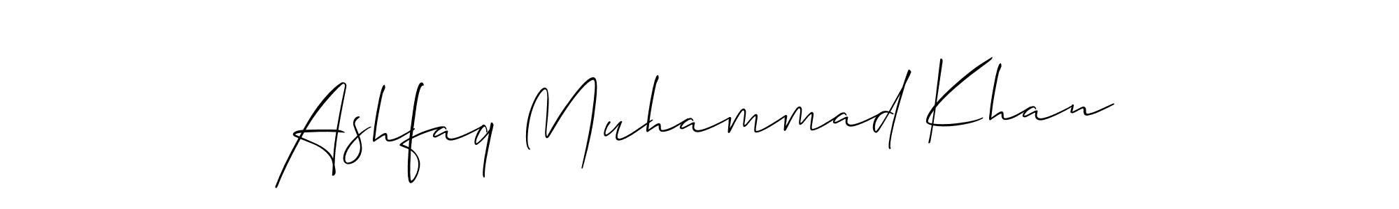 This is the best signature style for the Ashfaq Muhammad Khan name. Also you like these signature font (Allison_Script). Mix name signature. Ashfaq Muhammad Khan signature style 2 images and pictures png