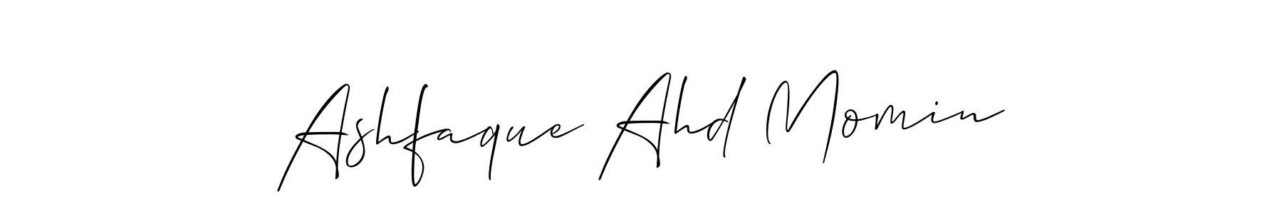 Once you've used our free online signature maker to create your best signature Allison_Script style, it's time to enjoy all of the benefits that Ashfaque Ahd Momin name signing documents. Ashfaque Ahd Momin signature style 2 images and pictures png